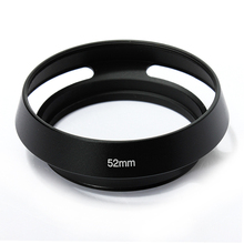 52mm Black Vented Curved Metal camera lens Hood  for Leica M for Pentax for S&ny for Olympus For canon nikon 2024 - buy cheap