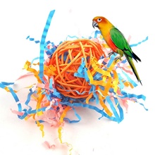 1 Pc Pet Toys Parrot Toy Bird Bell Ball For Parakeet Cockatiel Chew Fun Cage Pet Bird Toy 2024 - buy cheap