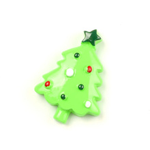 LF 10Pcs Resin  Christmas Tree Patch  Decoration Crafts Flatback Cabochon Embellishments For Scrapbooking   Diy  Accessories 2024 - buy cheap