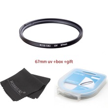 67mm Ultra-Violet UV lens Filter Protector+case filter set for Nikon Canon Sony Pentax Sigma camera 2024 - buy cheap