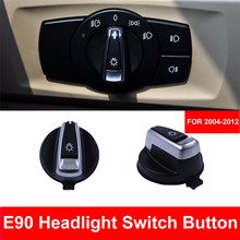 Car Styling Interior Inner Headlight Head Light Retrofit Switch Button Conversion Cover Cap For BMW 3 series E90 318 320 325 330 2024 - buy cheap