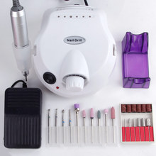 Máquina profesional para manicura y pedicura, Kit de Lima eléctrica con cortador, pulidor de uñas, broca, 30000RPM 2024 - compra barato