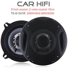 2Pcs / Set 5 Inch 300W Car HiFi Coaxial Speaker Vehicle Door Auto Audio Music Stereo Full Range Frequency Speakers for Cars 2024 - buy cheap