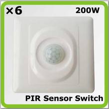 Wholesales high quality 100-250V 200w inductive switch human body sensor passive infrared sensored 86*86mm automotive on / off 2024 - buy cheap