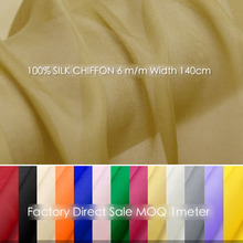 Fio de seda 100% puro chiffon 5mm de largura 55 "-140cm/fio leve de tule para material de decoração para tecido de bordado para um vestido 2024 - compre barato