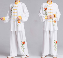 2color embroidery tai chi suits spring&autumn clothing tai chi clothes martial arts uniforms high quality 2024 - buy cheap