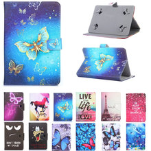 Universal Cover For Digma CITI 7507/7907/7901 4G 7 inch Tablet Printed PU Leather Stand Case 2024 - buy cheap