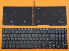 Новая английская клавиатура для ноутбука Acer Aspire M5-581G M5-581T M5-581T M5-582PT M3-580 M3-580G с подсветкой, Черная 2024 - купить недорого