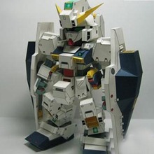 SD Gundam RX-121-1 TR-1 Hazel 3D бумажная модель DIY 2024 - купить недорого
