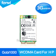 New Gobi1000 Wireless 3G WWAN Mini PCI-E EVDO HSPA WWAN Card UN2400 3G GSM GPRS UMTS EDGE Card for HP 2530p 2730p 6930p 8530p 2024 - buy cheap