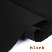 Tecido elástico preto grosso do elastano, tecido de malha, tecido do jérsei, saia, terno-vestido. Vendido pelo estaleiro, frete grátis. 2024 - compre barato