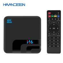 Новейший H6 Smart TV Box BT Android 8,1 Allwinner четырехъядерный 64 бит 2G/4G + 16G/32G Kodi медиаплеер 6K ULTRA HD TV телеприставка 2024 - купить недорого