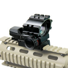 Tático airsoft holográfico 4 reticles projetado red green dot reflex sight scope montar para a caça 2024 - compre barato