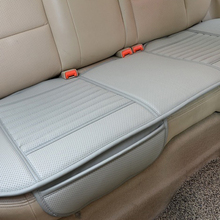 Универсальный чехол для автомобильных сидений Подушка для заднего сиденья, бамбуковый уголь, дышащий комфортный протектор для автомобильного сиденья, автомобильный коврик, подушка для сиденья 2024 - купить недорого