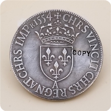 1554 г., Франция-Королевство тенстон-Анри II, копия монет, бесплатная доставка 2024 - купить недорого