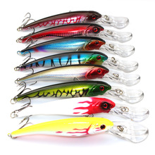 Venda quente 30g 16.5 cm de água salgada Minnow iscas de pesca japão deepswim Crank bait Swimbait hard bait 3D olhos de Plástico afundando wobbler 2024 - compre barato