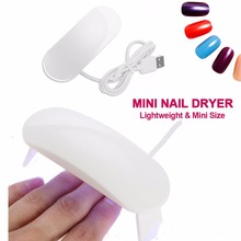 Secador de uñas UV LED, Mini máquina de terapia de luz, lámpara LED portátil ligera para secado de uñas, salón de uñas, herramientas de esmalte lámpara 2024 - compra barato