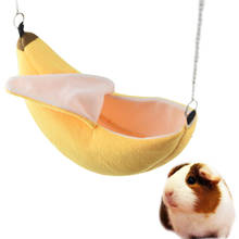 Banana Hamster Bed House Hammock Warm Squirrel Hedgehog Guinea Pig Bed House Cage Nest Hamster Accessories 2024 - buy cheap