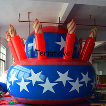 giant inflatable balloon PVC advertising Promotion Helium Giant Anniversary/Birthday Artificial Inflatable Cake with Candles 2024 - buy cheap