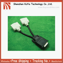 Hot !!!!Free Shipping+Tracking number !! DMS-59 Pin to 2 DVI 24+5 Converter Adapter Cable/59pin to dual dvi cable 2024 - buy cheap