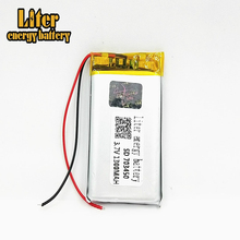Batería de iones de litio de polímero de alta capacidad para juguete, Banco de energía, GPS,mp3,mp4, Bluetooth, 703450, 703550, 3,7 V, 1300MAH, 073450 2024 - compra barato