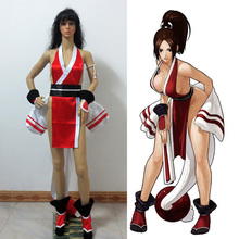 KOF the King of Fighters Mai Shiranui Cosplay Costume Sexy Red Kimono Costume 2024 - buy cheap