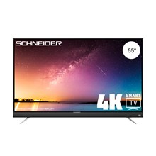 Schneider DLED TV UHD INTELIGENTE 55 "SCU712K SOUNDBAR Preto 2024 - compre barato