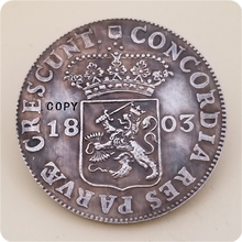 1803 holanda 1 dukaat cópia moeda 2024 - compre barato