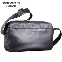 New Fashion Messenger Bag Men Genuine Leather Luxury Clutch Bags Casual Crossbody Shoulder Handbag Male Travel Mini Hand Bag 2024 - buy cheap