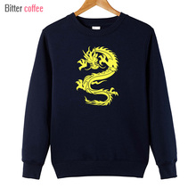 Autumn Winter Hot Sale Styles Man Hoodies Print Sweatshirt Personality Patterns Dragon Printed Mens Hoodies Sweatshirts XS-XXL 2024 - buy cheap