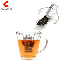 Hot Manufacturer Direct Tea Infusers Stainless Steel Cute Tea Robot Infuser Recyclable Tea Strainers Monkey Tea Tool 2024 - buy cheap