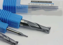 Carbide end mill 2F-12*12*45*100 2 Flute controller spindle carbide,extended length milling cutter,the lathe tool,coating:NANO 2024 - buy cheap
