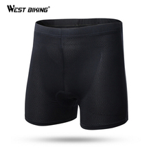 Roupa esportiva para ciclismo west biking, roupa íntima para ciclistas 2024 - compre barato