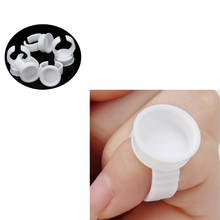 100Pc Microblading Pigment Glue Rings Plastic Tattoo Ink Holder For Semi Permanent  Tattoo accesories free shipping 2024 - buy cheap