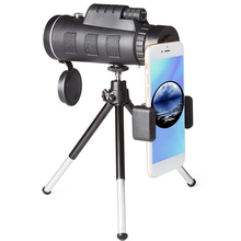 40X60 Telescope Night Vision Monocular Wide Angle HD Prism Scope with Compass Phone Clip Tripod Outdoor Portable Black 2024 - buy cheap