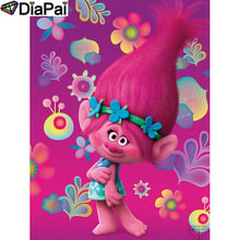 Diafai pintura diamante 5d diy 100% completo quadrado/redondo broca "personagem desenho animado" bordado ponto cruz decoração 3d a24568 2024 - compre barato