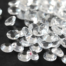 Diamantes de imitación para decoración de uñas, Gema transparente de cristal SS30, sin fijación en caliente, para Nail Art, nuevo Color, B0961 2024 - compra barato