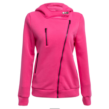 2018 New Autumn&winter Women hoodies sweatshirts zipper V Neck Long Sleeve Warm Female Hoodies 2024 - buy cheap