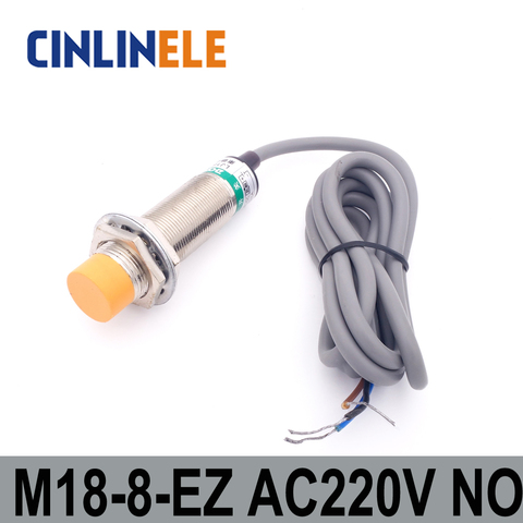 Индукционный двухпроводный индукционный датчик переменного тока M18 LJ18A3-8-Z/EZ 8 мм без металлического датчика индуктивный датчик приближения экран Тип экрана LJ8A3 сенсорный переключатель 2022 - купить недорого