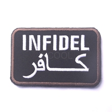 Embroidery Patch US Army INFIDEL Patch Tactical Emblem Military Badges Appliques Embroidered Patches For Backpack Jackets 2024 - buy cheap