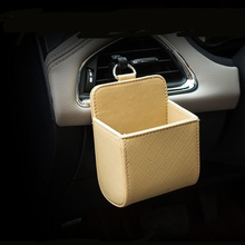 Car vent mobile phone holder storage bag PU leather for BMW 1 2 3 4 5 6 7 Series X1 X3 X4 X5 X6 325 328 F30 F35 F10 F18 GT 2024 - buy cheap