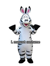 High Quality  Zebra Mascot Costume Horse Christmas Halloween Cartoon Birthday Party Free Shipping 2024 - buy cheap