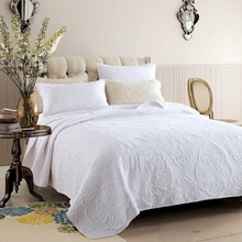 Chosub-colcha de algodão acolchoado, 3 peças, cobertor, cama, caxemira, bordado, tamanho queen, shams 2024 - compre barato