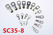 30pcs/Lot SC 35-8 35mm2 8mm Bolt Hole Tinned Copper Cable lugs Battery Terminals Brand New 2024 - buy cheap