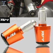 Logo For YAMAHA Yzf R1 R6 YZFR6 YZF R125 R15 R25 YZF R3 Motorcycle Handlebar Grips Ends Bar Ends Motorbike Handlebar Grips Ends 2024 - buy cheap