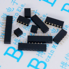 10Pcs Pitch 2.0mm 2/3/4/5/6/7/8/9/10/11/12/13/14/15/16/20/40 Pin Stright Female Single Row Pin Header Strip PCB Connector 2024 - buy cheap