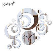 Reloj De Pared con pegatinas geométricas acrílicas, cronógrafo De Pared, aguja De cuarzo, limitado por tiempo, para el hogar y la habitación 2024 - compra barato