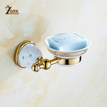 ZGRK Europe Brass Soap Dish Home Wall Mounted Soap Box High  Superior Brass Anodizing Surface Soap Holder Bathroom Accessories 2024 - buy cheap