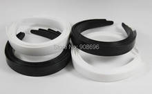 12pcs White & Black & Mix Color  Plastic Headbands 1'' With Teeth 25mm-free shipping 2024 - buy cheap