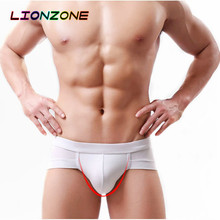 Lionzone 2018 nova roupa interior masculina modal respirável cintura baixa sexy u convexo design masculino boxer shorts 16 cores venda quente 2024 - compre barato